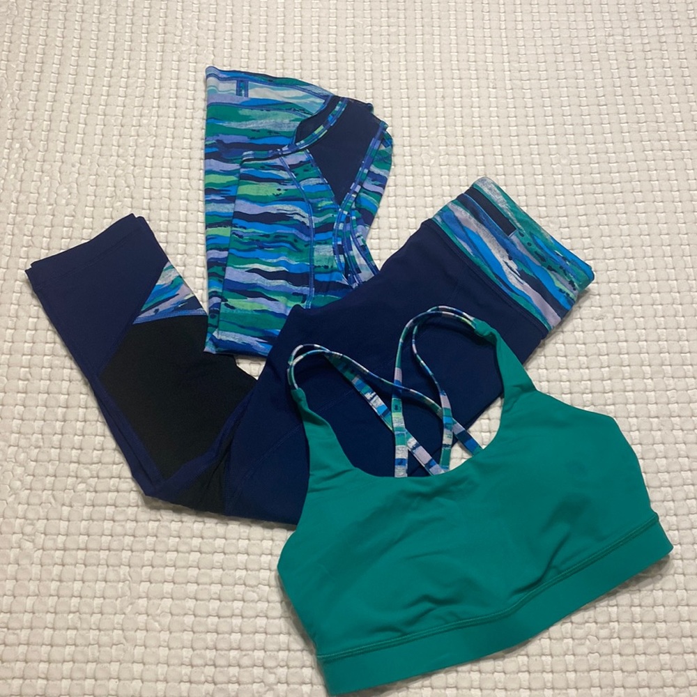 Lululemon Hero Blue / Seven Wonders Multi Set